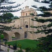 Mdina, Malte: Porte  de/Gate of KING'S LANDING!