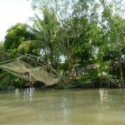 Mekong Delta: Filet de pêche/Fishing net