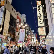 6 nov: Osaka. Dotonbori le soir