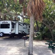 Fort de Soto: notre site de camping!