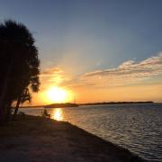 Fort de Soto: coucher de soleil de notre site