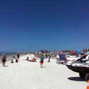 Siesta Beach ''très occupé'': semaine de relâche américaine