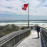 Topsail Hill Preserve: pas de baignade aujourd'hui!