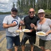 Juil 2019: Shore lunch avec Maurice & Nancy