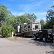 Site de camping au Farewell Bend