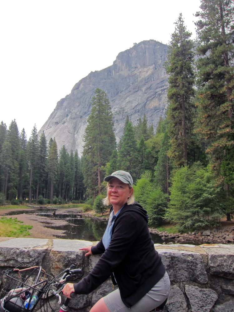 En vélo dans Yosemite Valley