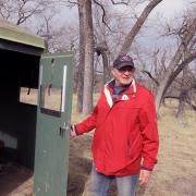 South Llano, Texas: cache pour observer les dindons