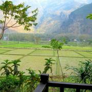 Mai Chau: Vue de /View from   Sol Bungalow