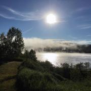 Lever de soleil au chalet