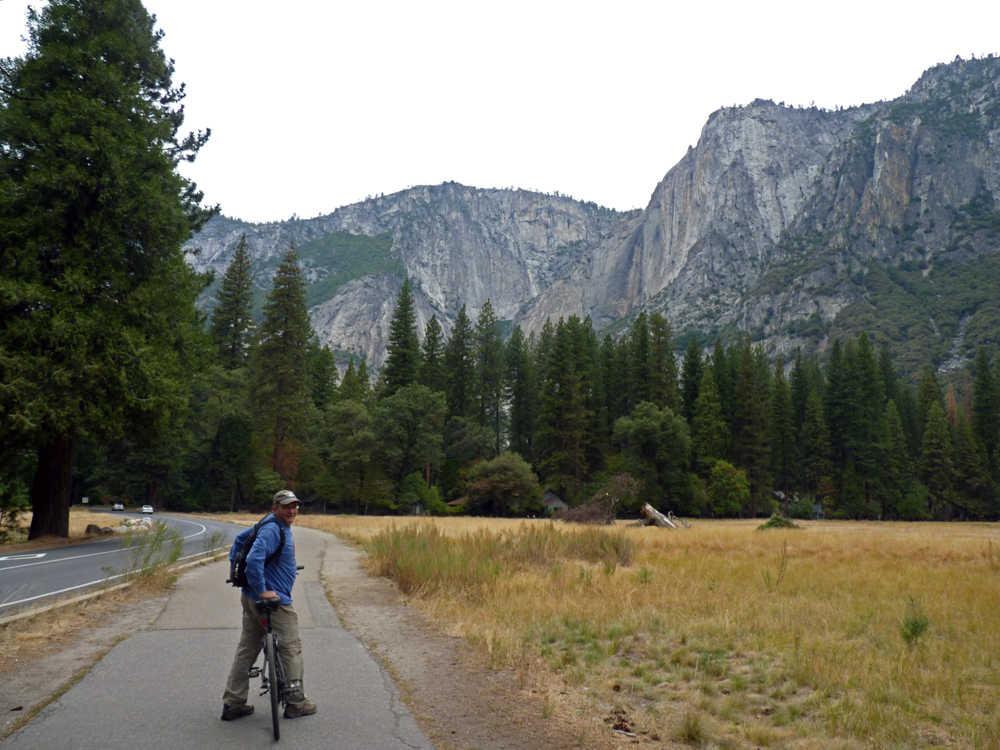 En vélo dans Yosemite Valley