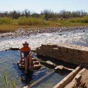 Hot Spring/Rio Grande, Big Bend Ntl Park,  Texas