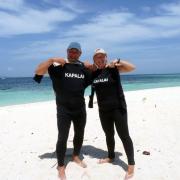 Sur la plage de Sipadan