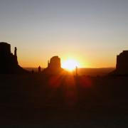 20/09: Lever du soleil, Monument Valley